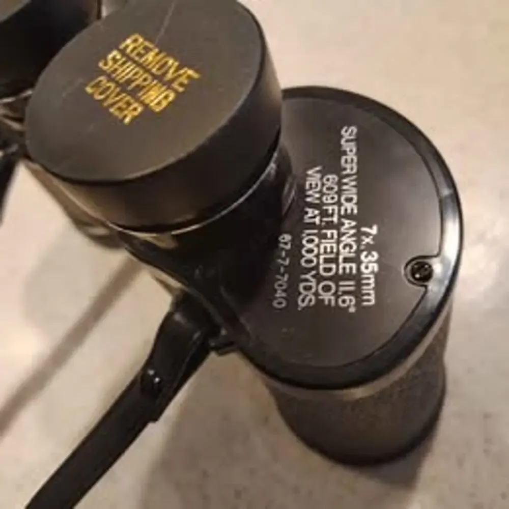 Montgomery Ward Northwestern 7x35 Super Wide Angle Binoculars w/ Case